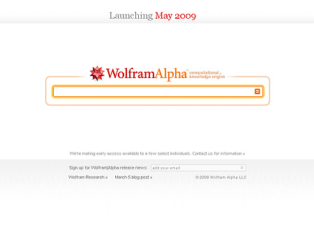 Suchmaschine WolframAlpha